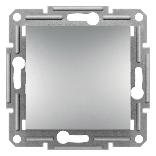 SCHNEIDER ELECTRIC - EPH0700161 Asfora 1pole pushbutton-10A screwl aluminium