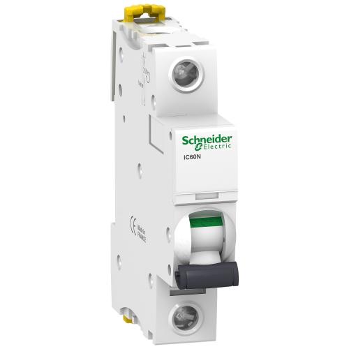 SCHNEIDER ELECTRIC - Автоматичен прекъсвач Acti 9 iC60N 1P 16A крива D 6kA A9F75116