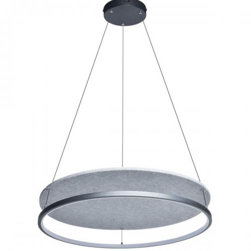 RABALUX - LED Пендел  72032  FARENZO ⚡ LED 40W ⚡ 2000lm ⚡ 3000/4000К ⚡ 230V ⚡ IP20 ✴ Черен/Сив