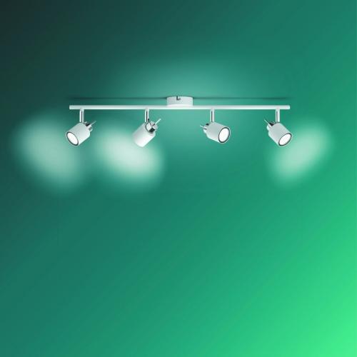 PHILIPS - Спот Meranti, GU10, четворен, бял 871951446535000