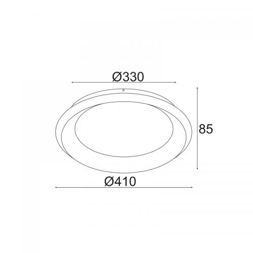 ACA LIGHTING - LED Плафон BR71LEDC41BK / D**