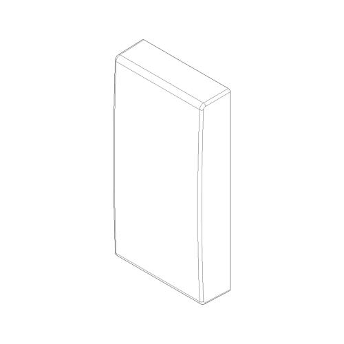 VIMAR - Button 1M not lightable white - 09021