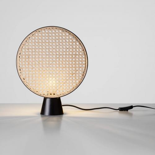 NOVA LUCE - Нощна лампа Д:30, Ш:10, В:37 см.    9586627  TIERRA ⚡ LED E27 ⚡ 1х12W ⚡ 100–240V ⚡ IP20 ✴ Бежов/Черен