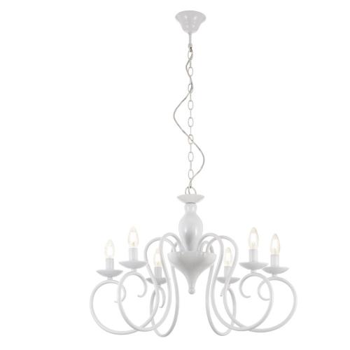 INCANTI - pendant  luminaire CIRCE ICI C6 01 CAND 6x42W E14 WHITE