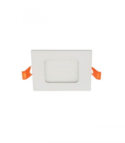 VITO - LED SQUARE PANEL SLIM RECESSED LENA-SX 85x85x20mm 3W 300Lm 6000K (COOL WHITE) WHITE 2024050