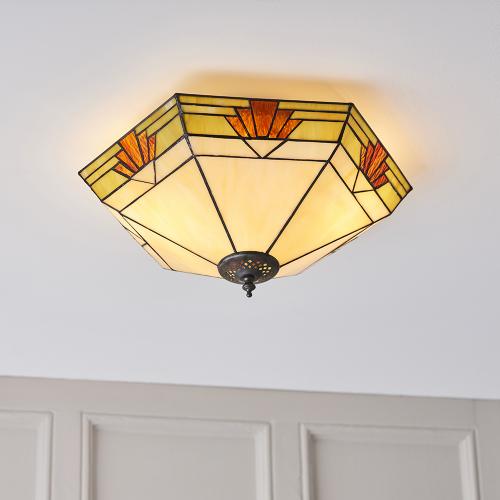 INTERIORS 1900 - ceiling luminaire NEVADA 64284 E27, 2x60W