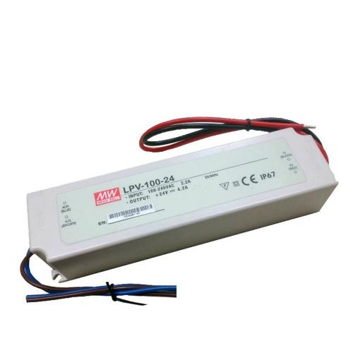 MEAN WELL - Single Output Switching Power Supply 24.0V -4.2A - 100W LPV-100-24