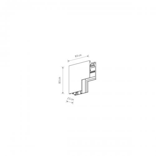 NOWODVORSKI - Vertical connector 10165 LVM INSIDE CORNER 