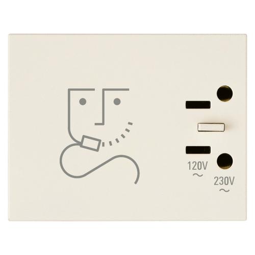 VIMAR - Shaver supply unit 230V Canvas 30290.C