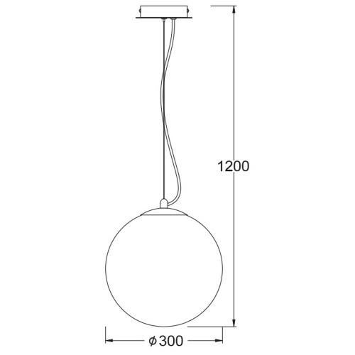 ACA LIGHTING - Пендел  STYLE  CX1006P300CG