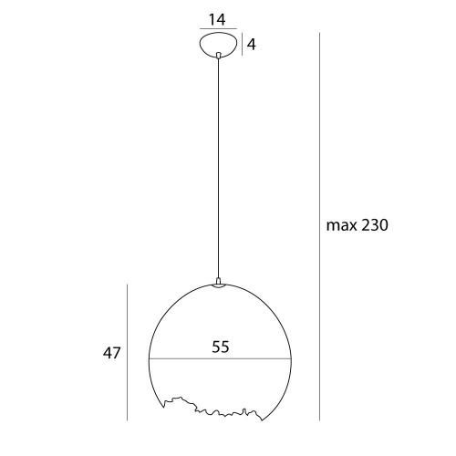 MAXLIGHT - Пендел NEST  P0539 • Φ: 55см.  1x13W ~ E27 