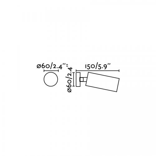 FARO - STAN black projector Ref.43723