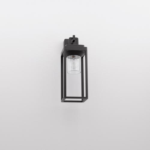 NOVA LUCE - Влагозащитен аплик  Д:14.5, Ш:20.5, В:43 см.   9492500  FIGO ⚡ E27 ⚡ 1 х 12W ⚡ 100-240V ⚡ IP65 ✴ Тъмен антрацит/Черен  