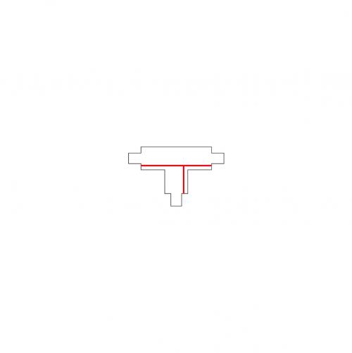 NOWODVORSKI - 8238 CTLS  PWR T CONNECTOR, LEFT 2 (T-L2) WHITE