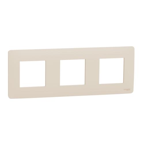 SCHNEIDER ELECTRIC - NU200644 cover frame - 3 gangs - 3 x 2 modules - ivory