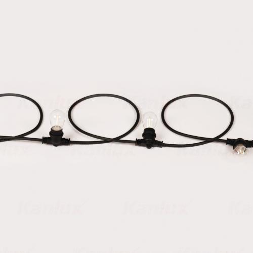 KANLUX - String lights E27 5pcs. 5m. GRL 6M5E27-B - 35750