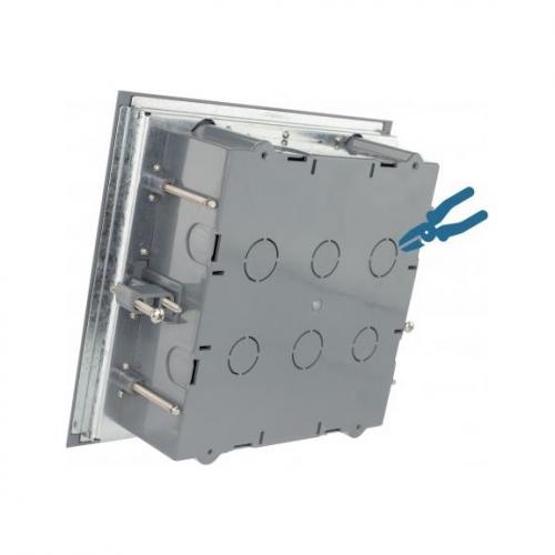 LEGRAND - 0 881 72 Plastic cover floor box for wiring devices in horizontal position - 12 modules