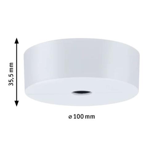 PAULMANN - Окачване за спот 96821 URail rail spot base single spot max. 50W ~230V ✴Бяло