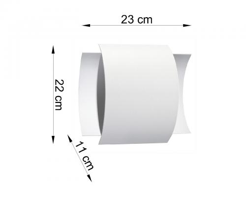 SOLLUX - Wall lamp IMPACT 1X40W SL.0857