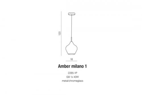 AZZARDO - AMBER MILANO 1 AZ3074