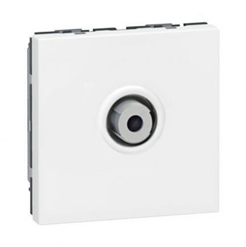 LEGRAND - 78780 TV Розетка F конектор 2 модула Mosaic бял