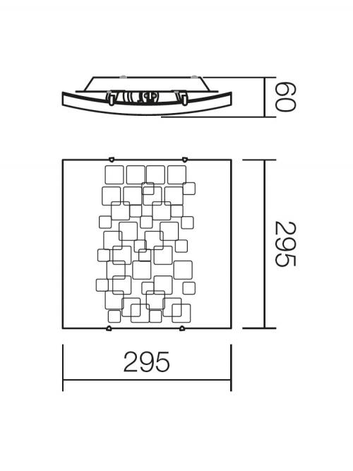 SMARTER - ceiling luminaire   KATE   05-706   E27, 1 x max. 42W 