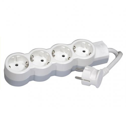 LEGRAND - Multi-outlet extension - 4x2P+E - 5 m cord