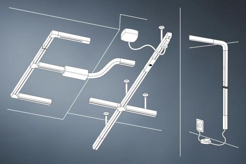 PAULMANN - Адаптор Smart Home за шина мат хром 400W URail 230 V Rail System 50050