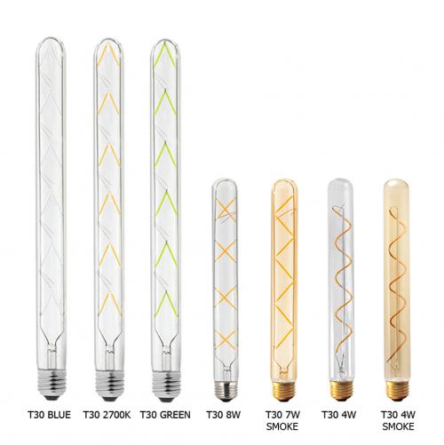 TNL - LED lamp FILAMENT E27 8W 2700K 360° T30