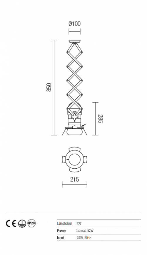 REDO GROUP - wall\ceilling MARK 02-377 AP/PL 1xMAX 42W E27 