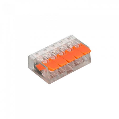 VITO - PLASTIC TERMINAL BLOCK LOCKY 5 50PCS-BAG 450V 32A 0.14mm²-4.0mm² 7200321
