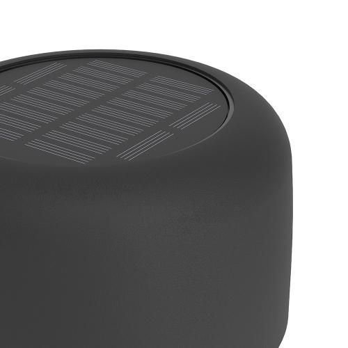 EGLO - SOLAR-LED градинска Настолна лампа ROCCANOVA Ø:135mm 2.8W 270lm 3000K, с тъчдимер и USB, черна- 901889