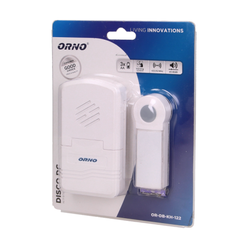 ORNO - Звънец безжичен 60dB 70 m DISCO DC - OR-DB-KH-122