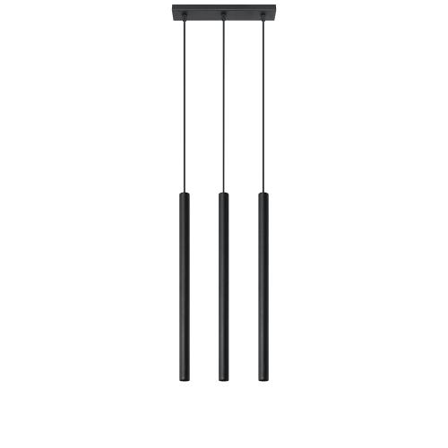 SOLLUX - pendant  lamp  PASTELO 3 black SL.0470