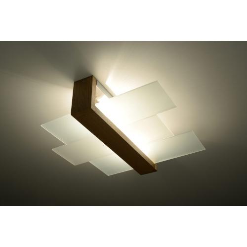 SOLLUX - Плафон FENIKS 2 natural wood  SL.0076