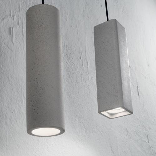 IDEAL LUX - Пендел OAK SP1 ROUND Cemento 150635