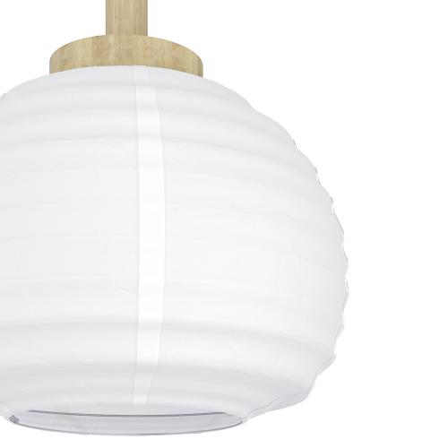 EGLO - Пендел SUMMERHILL E27 3X40W дърво/бяло - 44066