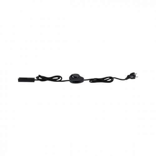 PAULMANN - Cable with switch  95660  URail   2m max. 1000W Black matt
