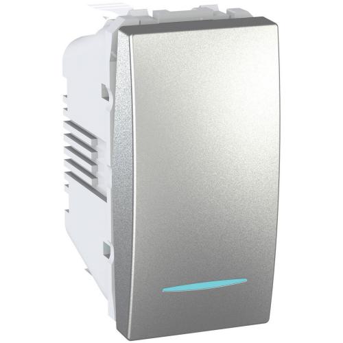 SCHNEIDER ELECTRIC - MGU3.101.30N Eднополюсен ключ сх.1 едномодолен със синя глим-лампа алуминий