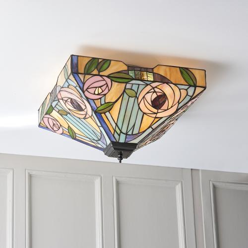 INTERIORS 1900 - ceiling luminaire  WILLOW  70698 E27, 2x60W