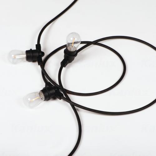 KANLUX - String lights E27 5pcs. 5m. GRL 6M5E27-B - 35750