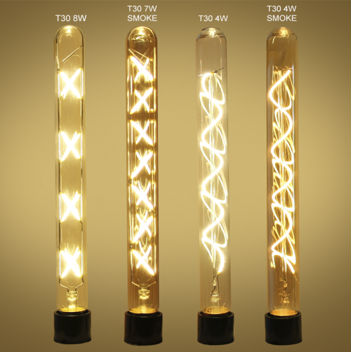 TNL - LED лампа FILAMENT E27 7W 2700K 360° T30 Smoke