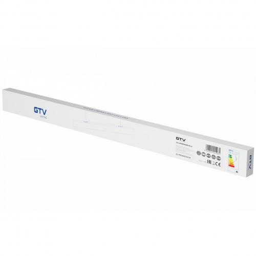 GTV Lighting - Suspended LED luminaire LUNA 40W 3200lm AC220-240V 50/60Hz 100° IP20 black LD-LUN40WNB-00-A