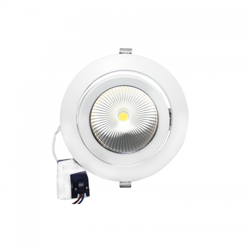 ACA LIGHTING - LED луна LINO бяла за вграждане LINO3030N 230V 30W 3000K 3400lm 60° Ra80 