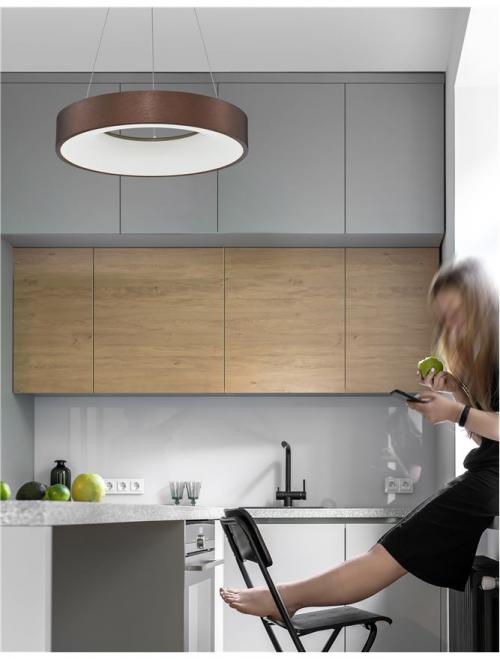 NOVA LUCE - Пендел RANDO THIN 9453433 LED 30W, 1950Lm, 3000K, IP20 D: 38 H: 120 cm