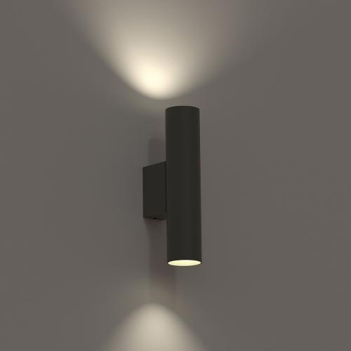 NOWODVORSKI - Аплик 10891 FOURTY WALL M UMBRA GRAY • Ф4см • 2 х 10 W • GU10 • IP20