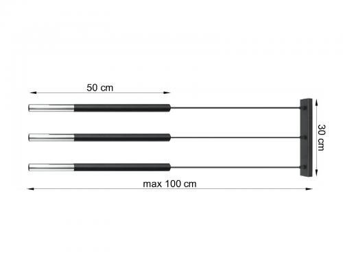 SOLLUX - Ceiling lamp MOZAICA 3 3X40W SL.0886