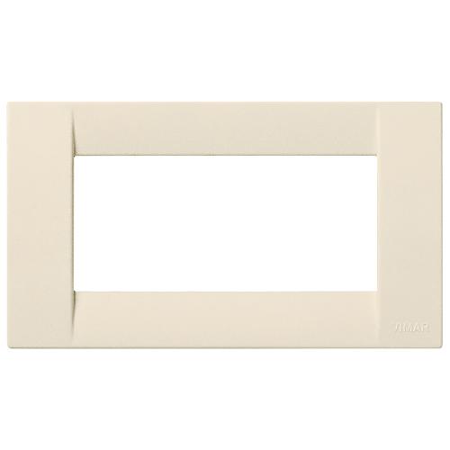 VIMAR - 16744.D.04 - Classica plate 4M Silk Idea white