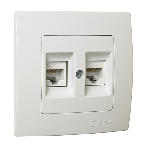 MAKEL - 32001036 Double Data Socket