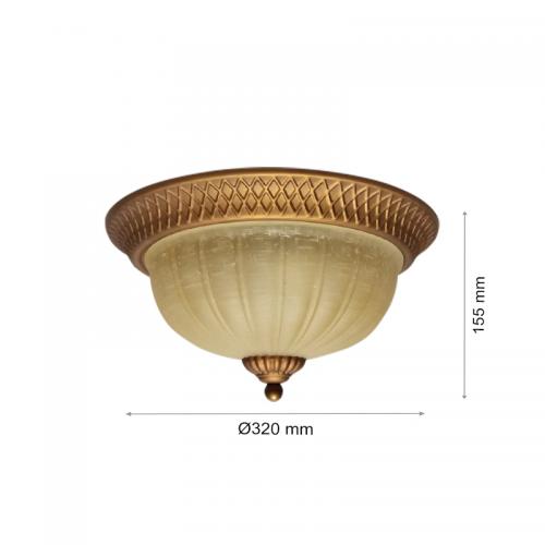 2R - CEILING LAMP 806D Ø320 Е27